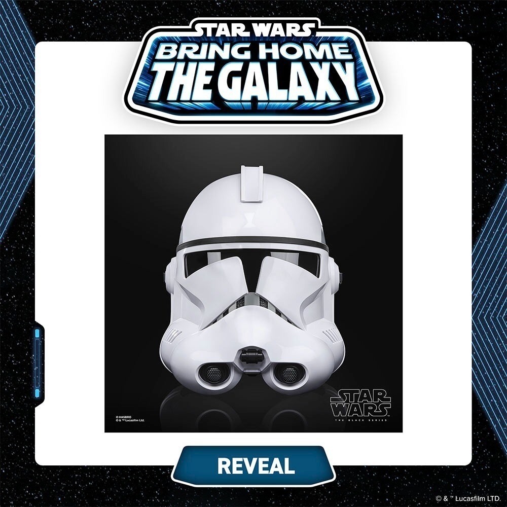 Star Wars: The Black Series Phase II Clone Trooper Helmet by Hasbro