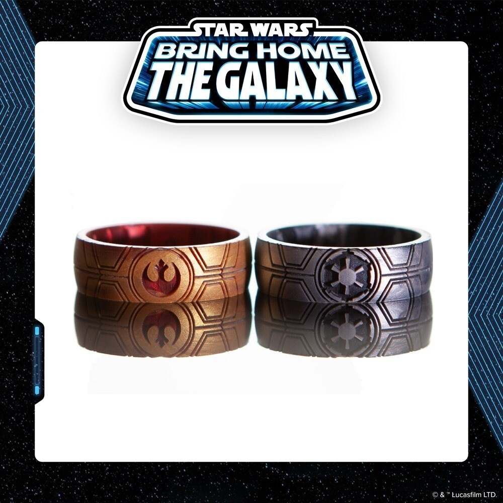 Rebels vs Empire rings collection