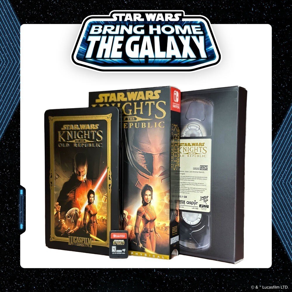 Bring Home the Galaxy Week 6 Knights of the Old Republic VHS by Limited Run Games