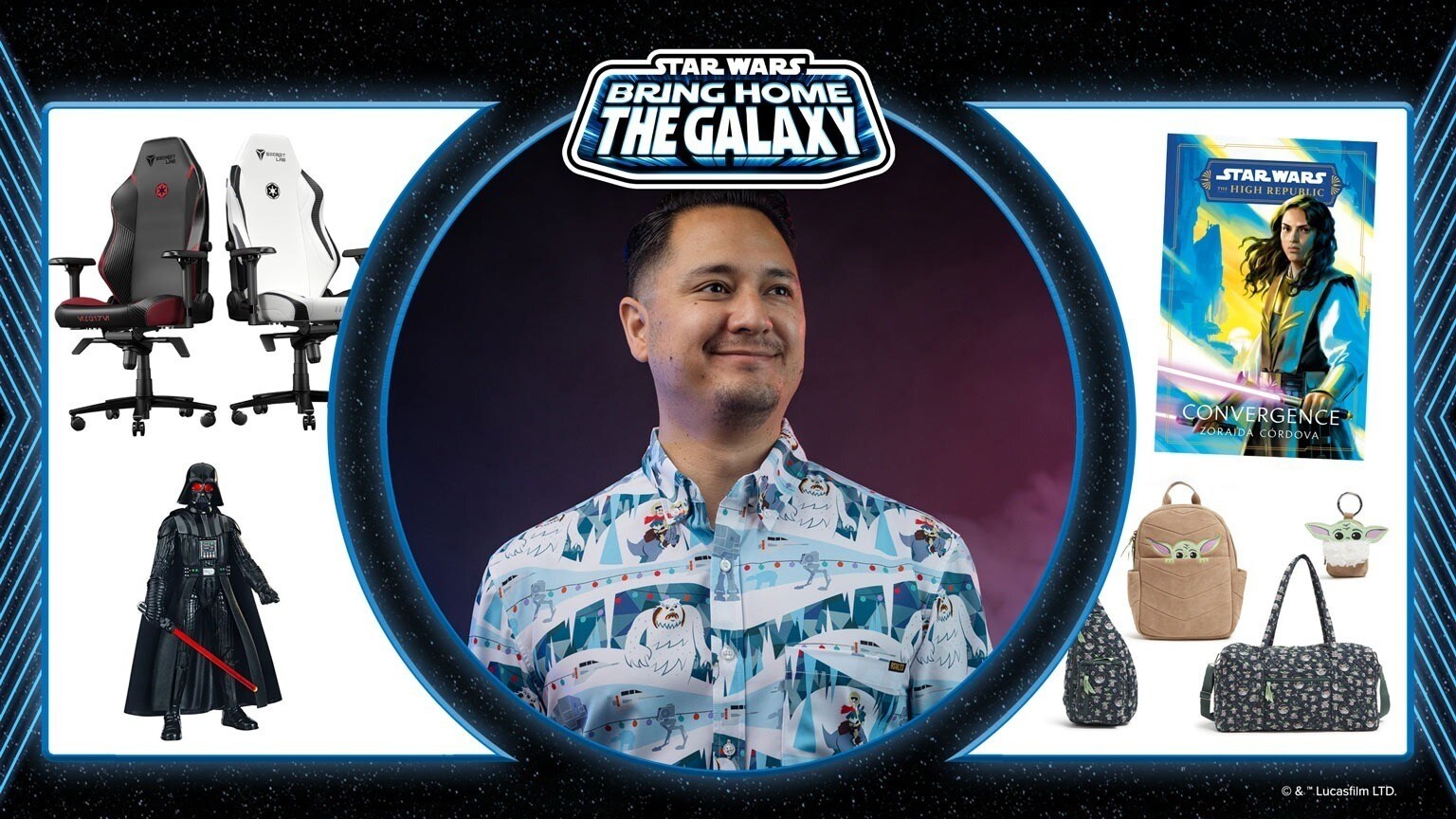 Bring Home the Galaxy: New Star Wars Holiday Apparel and More!