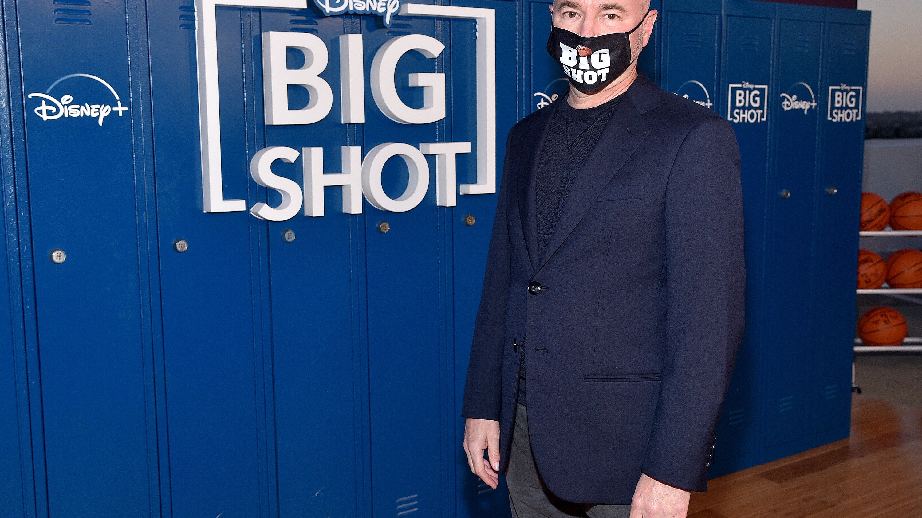 LOS ANGELES, CA - APRIL 14: Executive Producer Dean Lorey attends the world premiere drive-in screening of the Disney + original series ìBIG SHOTî at The Grove in Los Angeles, California on April 14, 2021. (Photo by Stewart Cook/Disney +/PictureGroup)