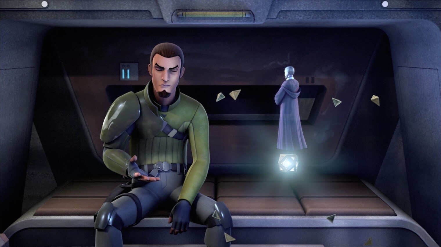 Ezra’s ability to open the holocron proved that he was strong with the Force. Kanan explained thi...