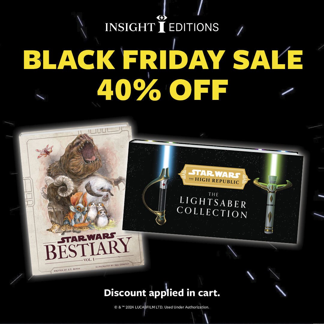 Insight Editions Black Friday graphic