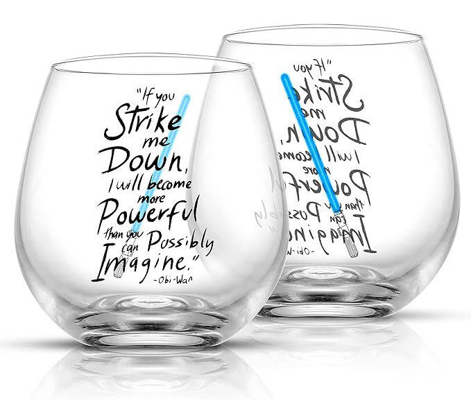 JoyJolt Star Wars stemless drinking glasses