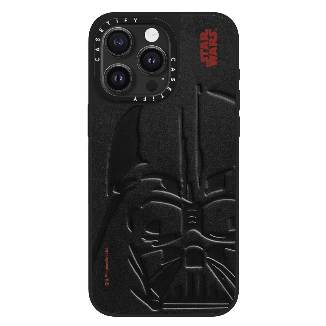 the Darth Vader Helmet Special Edition Leather Debossed Case