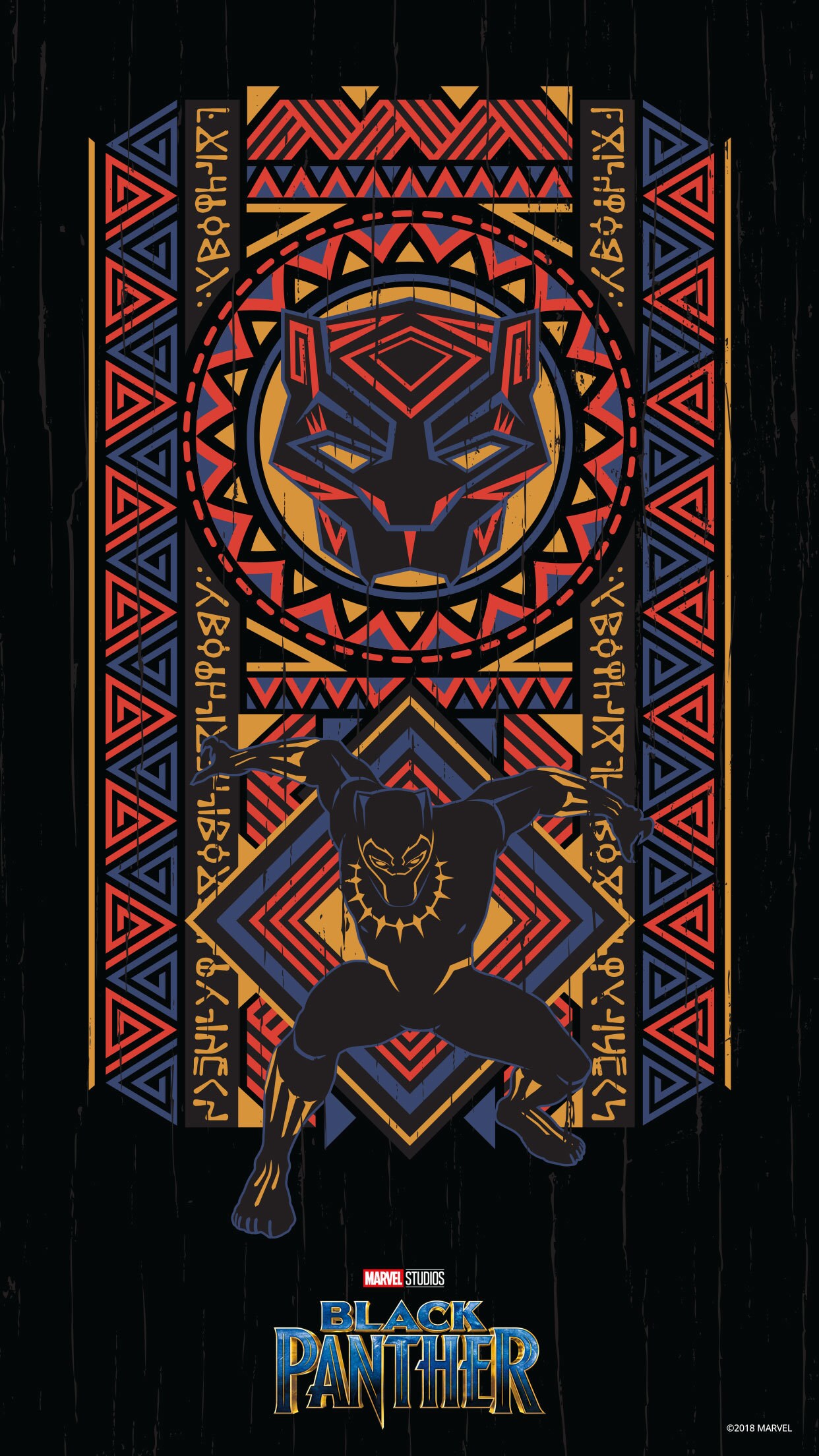 Black Panther Mobile Wallpapers Disney Movies Indonesia