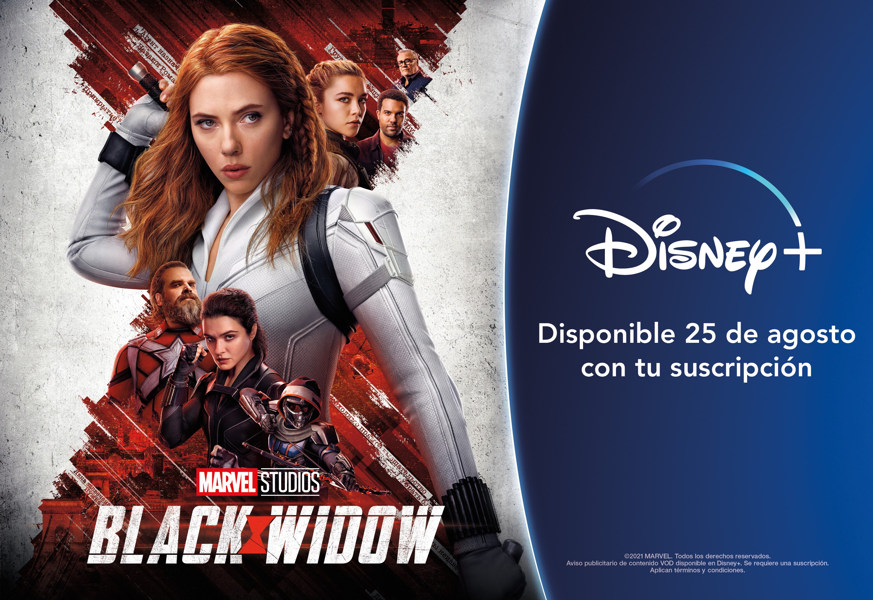 Black Widow Disney Latino