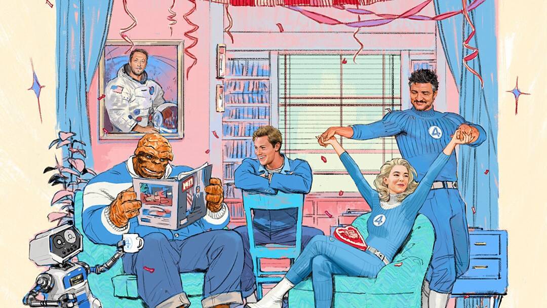 The Fantastic Four: First Steps Valentines Poster