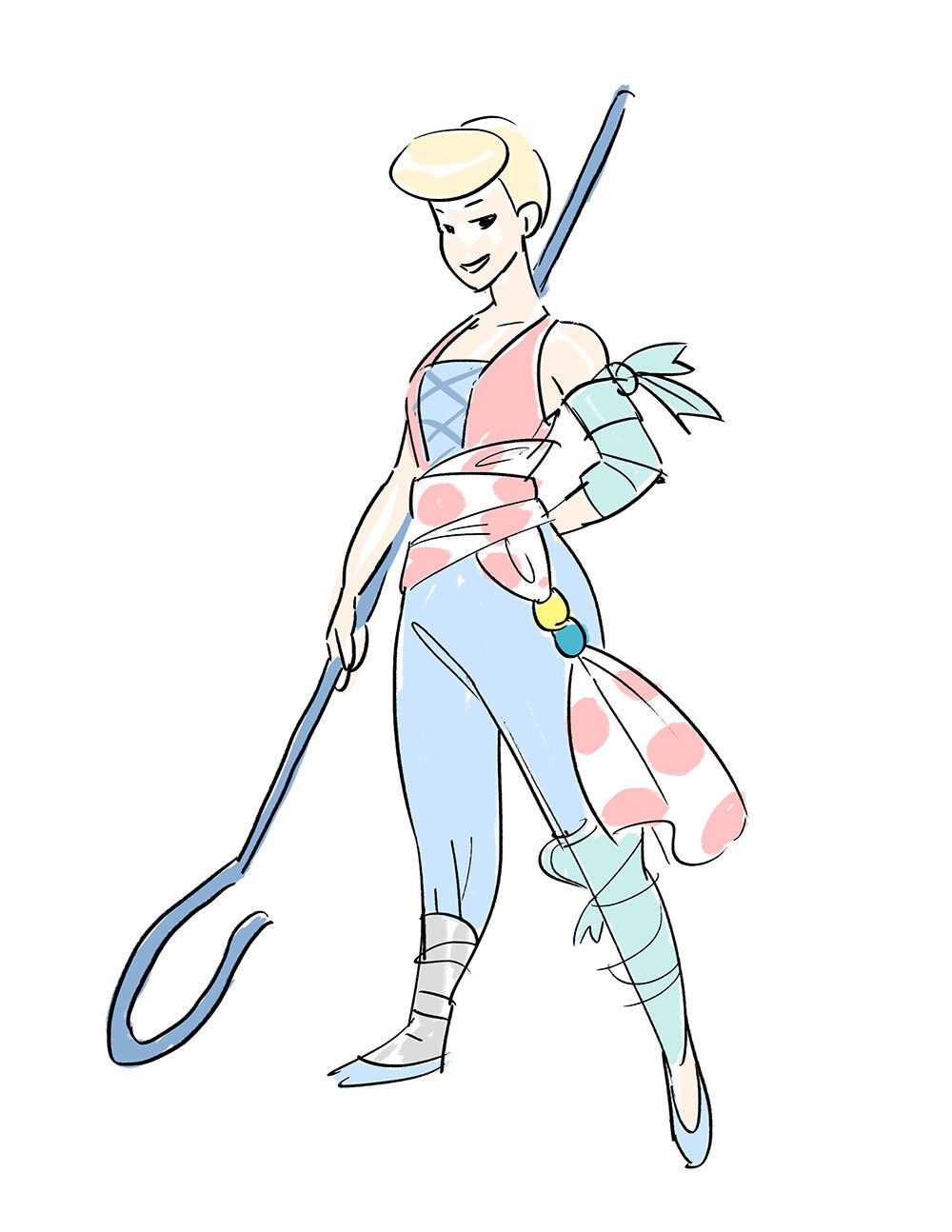 Bo Peep design art  - Toy Story 4