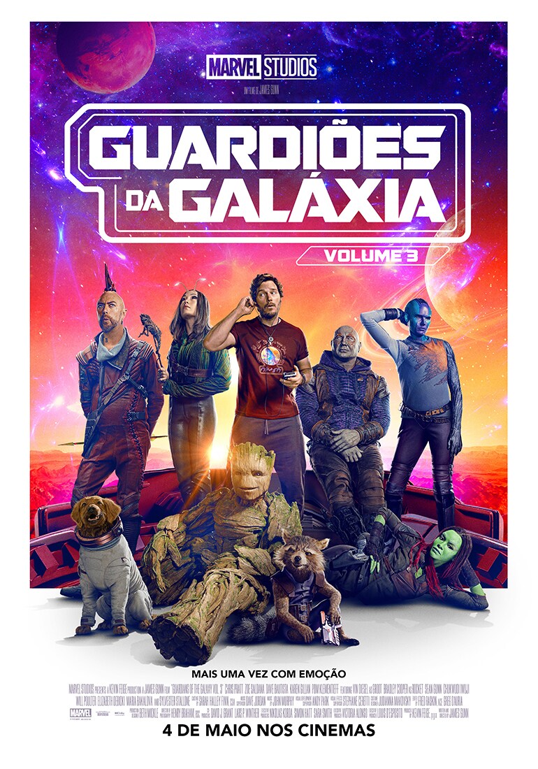 Guardiões da Galáxia Vol. 3 estreia no Disney+