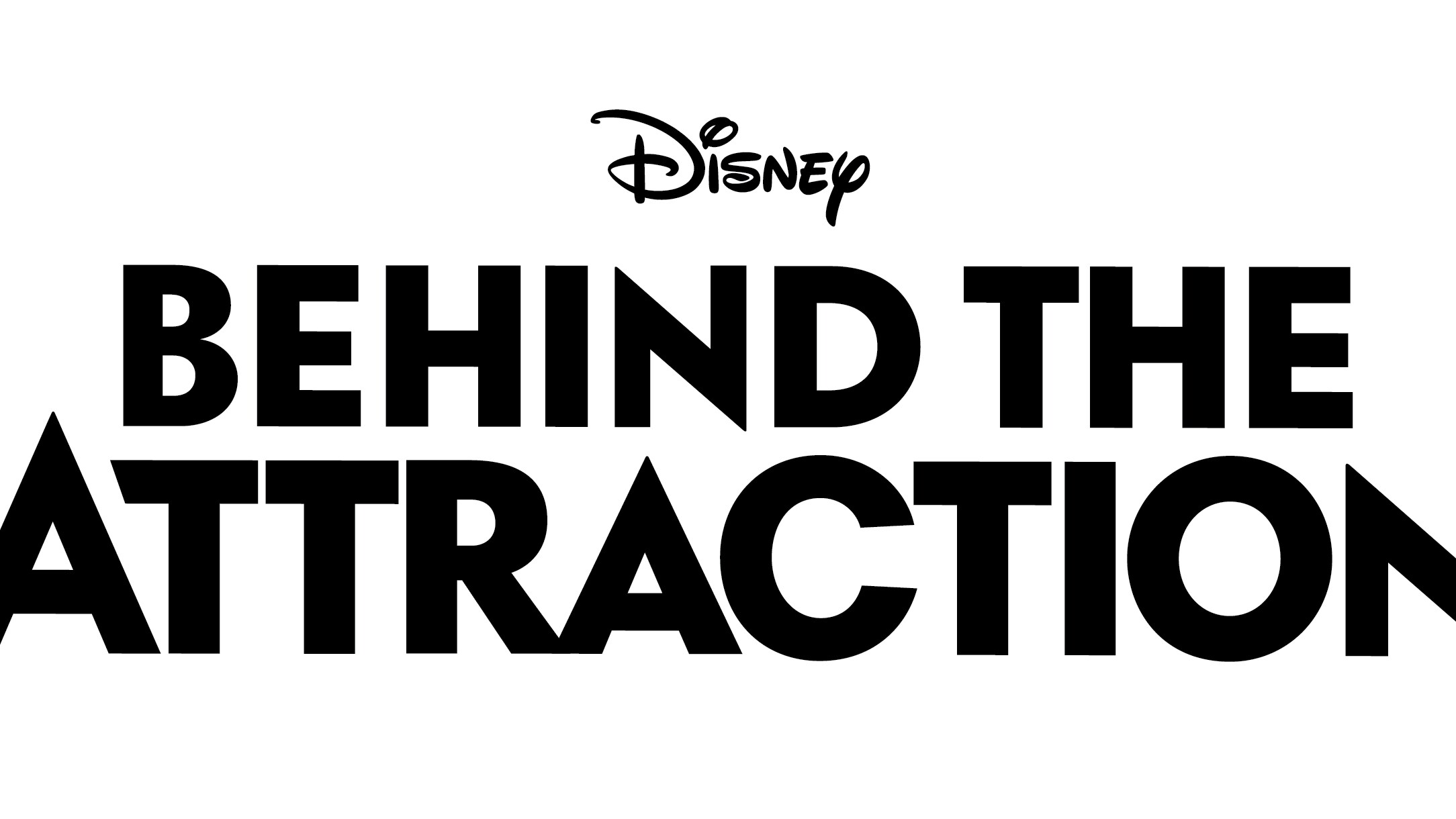 Behind the Attraction Logo - Black