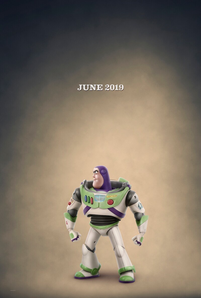 June 2019, Buzz Lightyear looking to his right