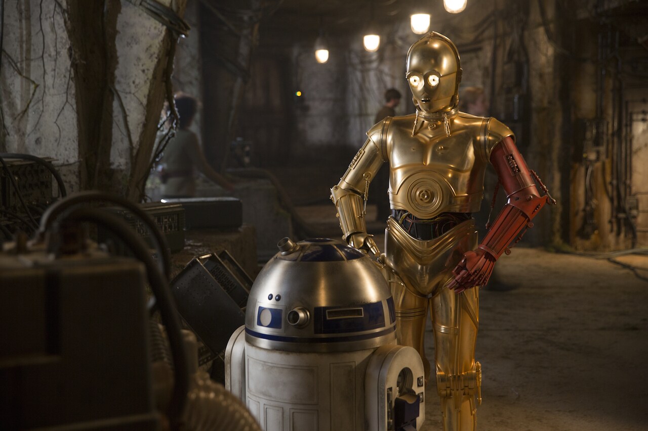 The attack succeeded, destroying Starkiller Base. And to C-3PO’s joy, R2-D2 awoke from his slumbe...