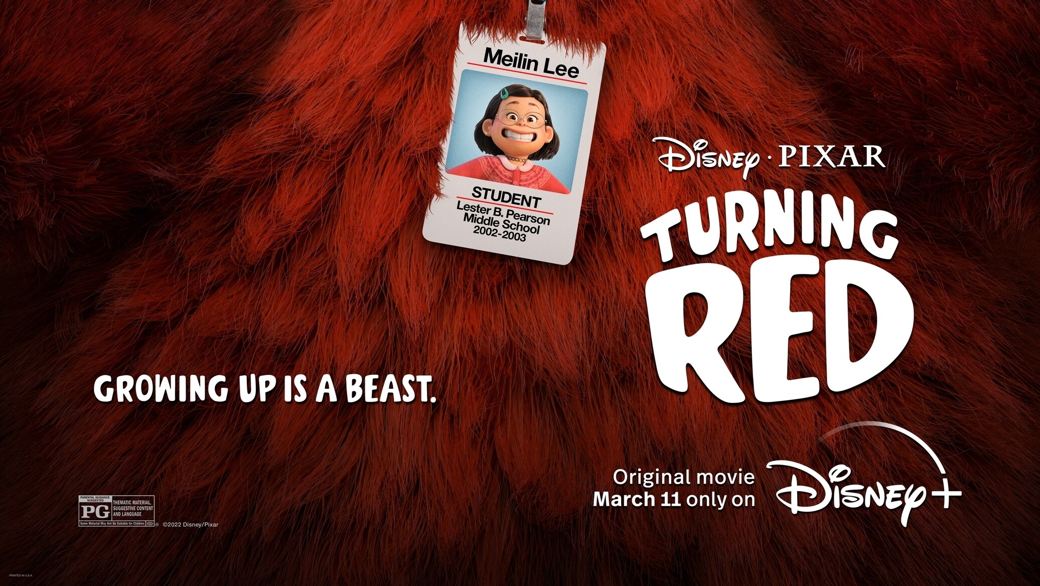 ONE MONTH UNTIL DISNEY AND PIXAR’S “TURNING RED” LAUNCHES ON DISNEY+ 11 MARCH