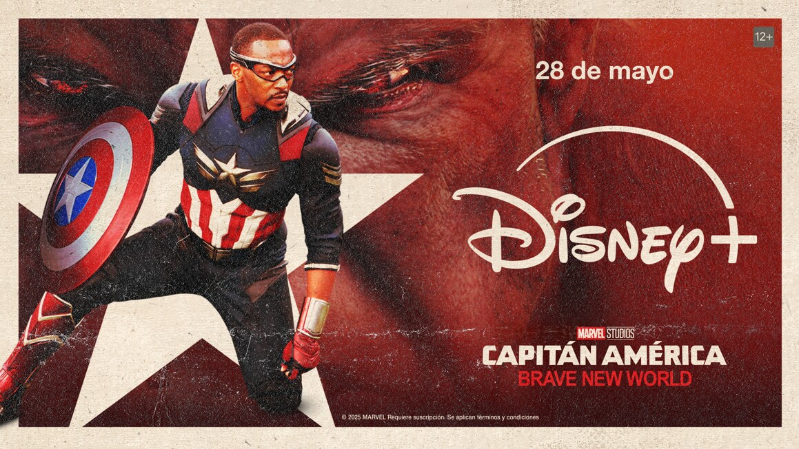 CAPITÁN AMÉRICA: BRAVE NEW WORLD La película de Marvel Studios llega a Disney+ el 28 de mayo
