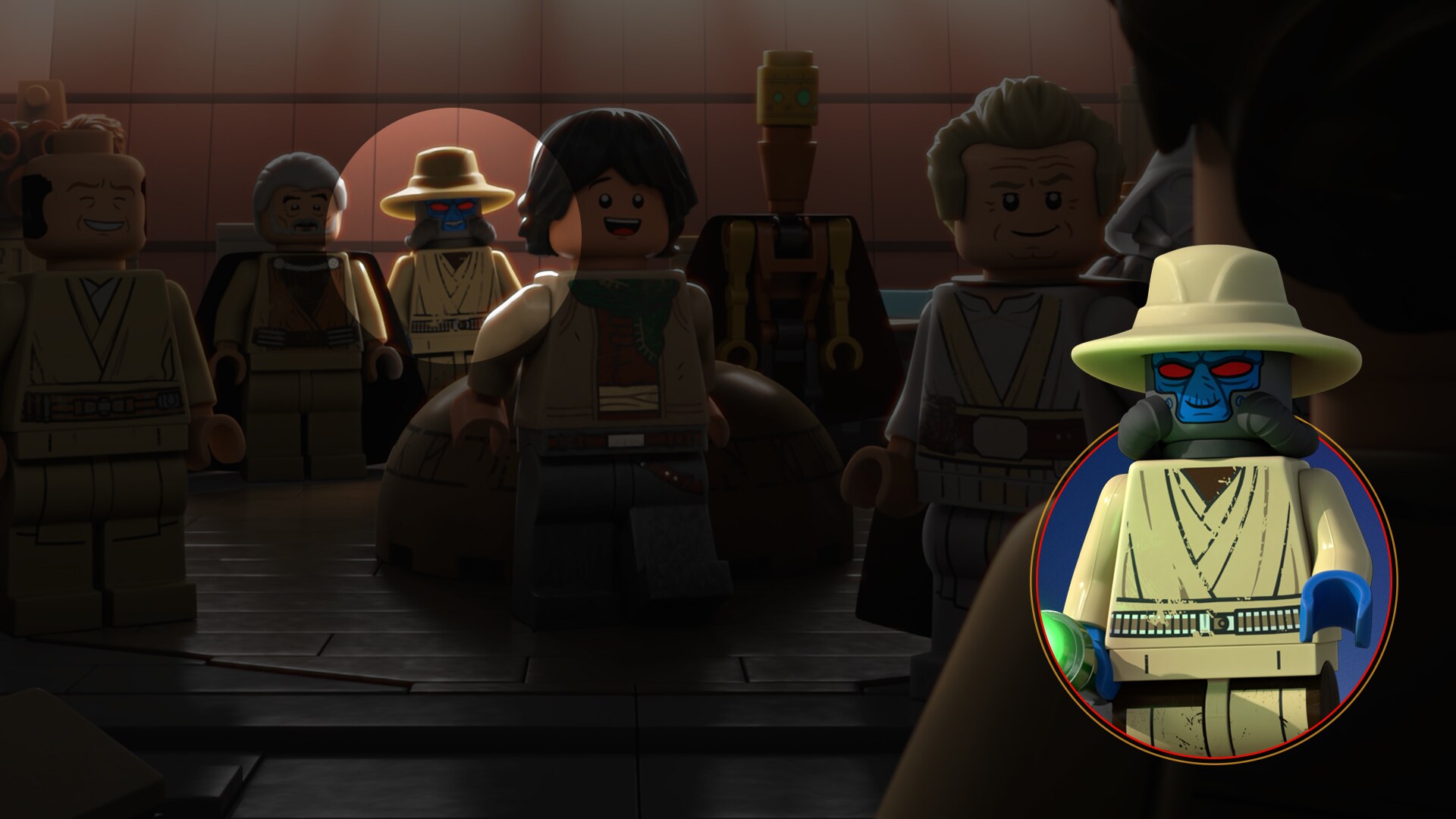 Jedi Master Cad Bane in LEGO Star Wars: Rebuild the Galaxy.
