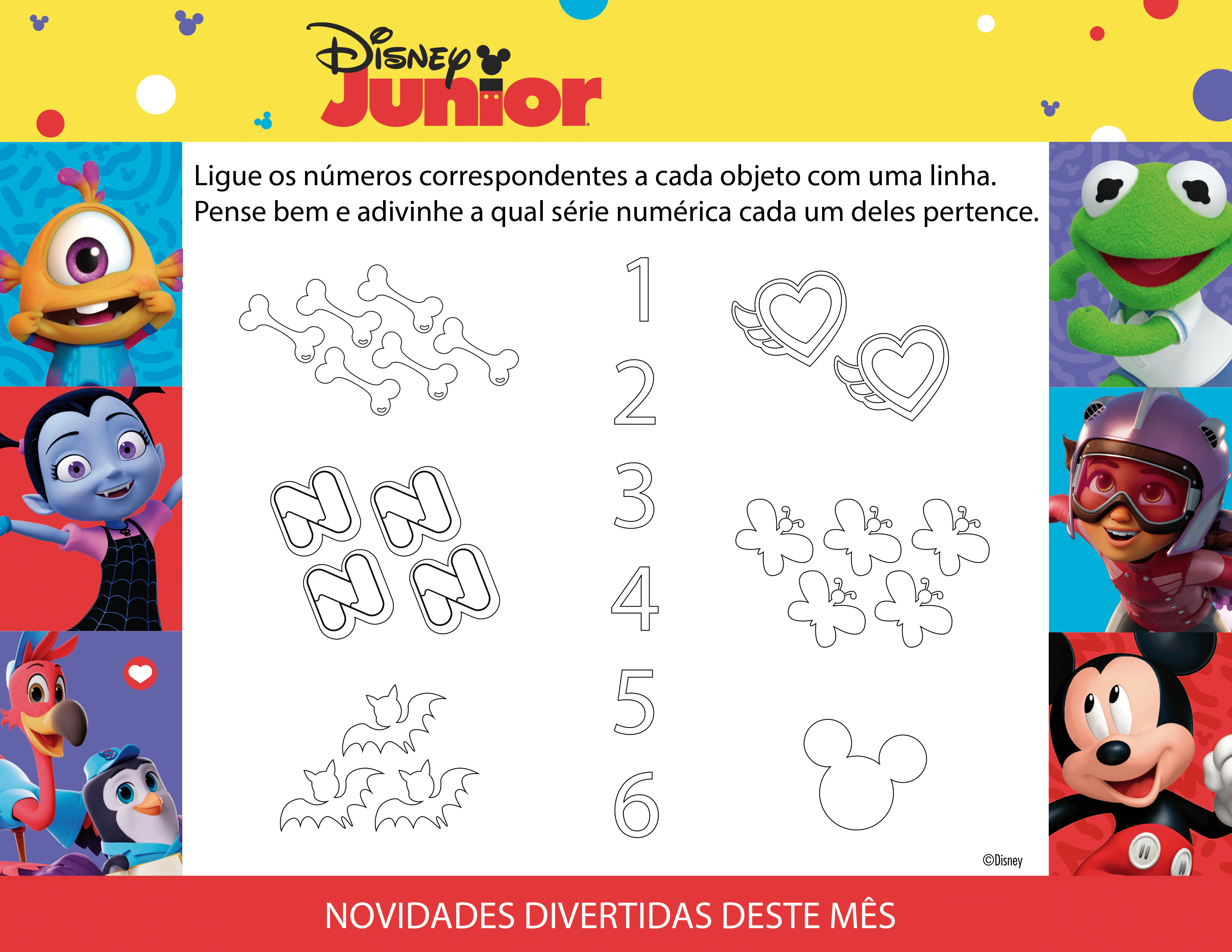 Ligue os números
