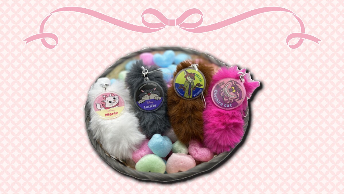 ミニチュアしっぽチャーム／1会計につき対象グッズ2点以上購入でプレゼントキャンペーン