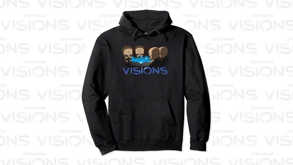 Star Wars Visions Cantina Character Poster Pullover Hoodie