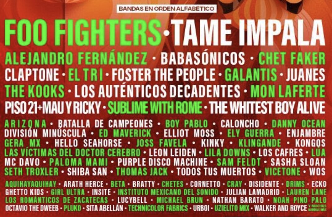 Line Up Pal' Norte