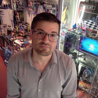 Anthony Carboni Buys Star Wars Toys in Japan
