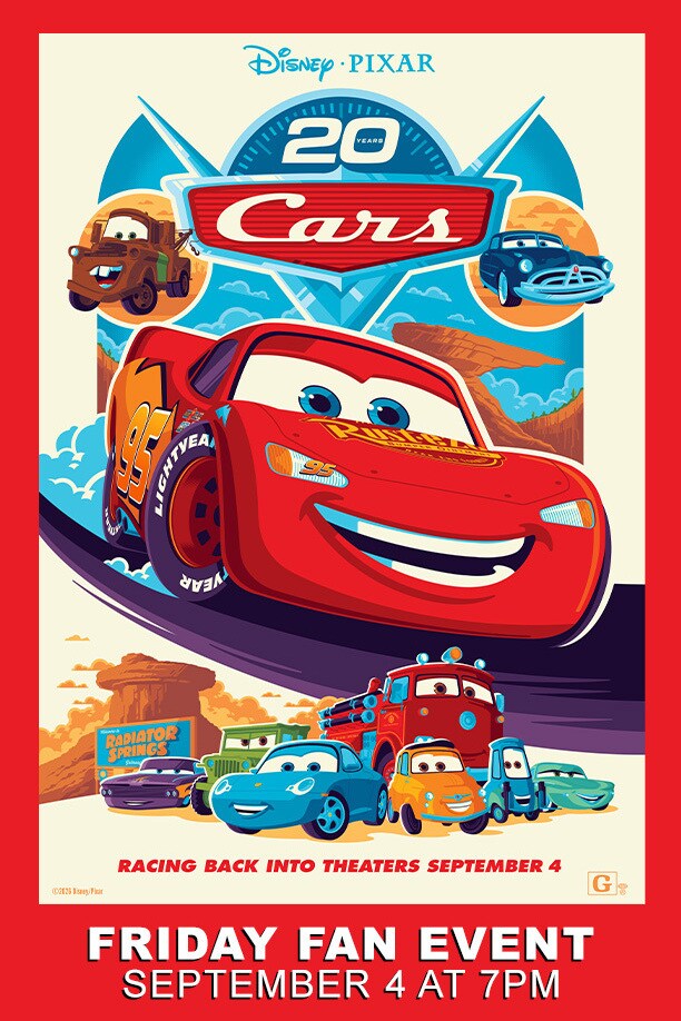 <h3><span>Cars: 20th Anniversary Fan Event</span></h3>