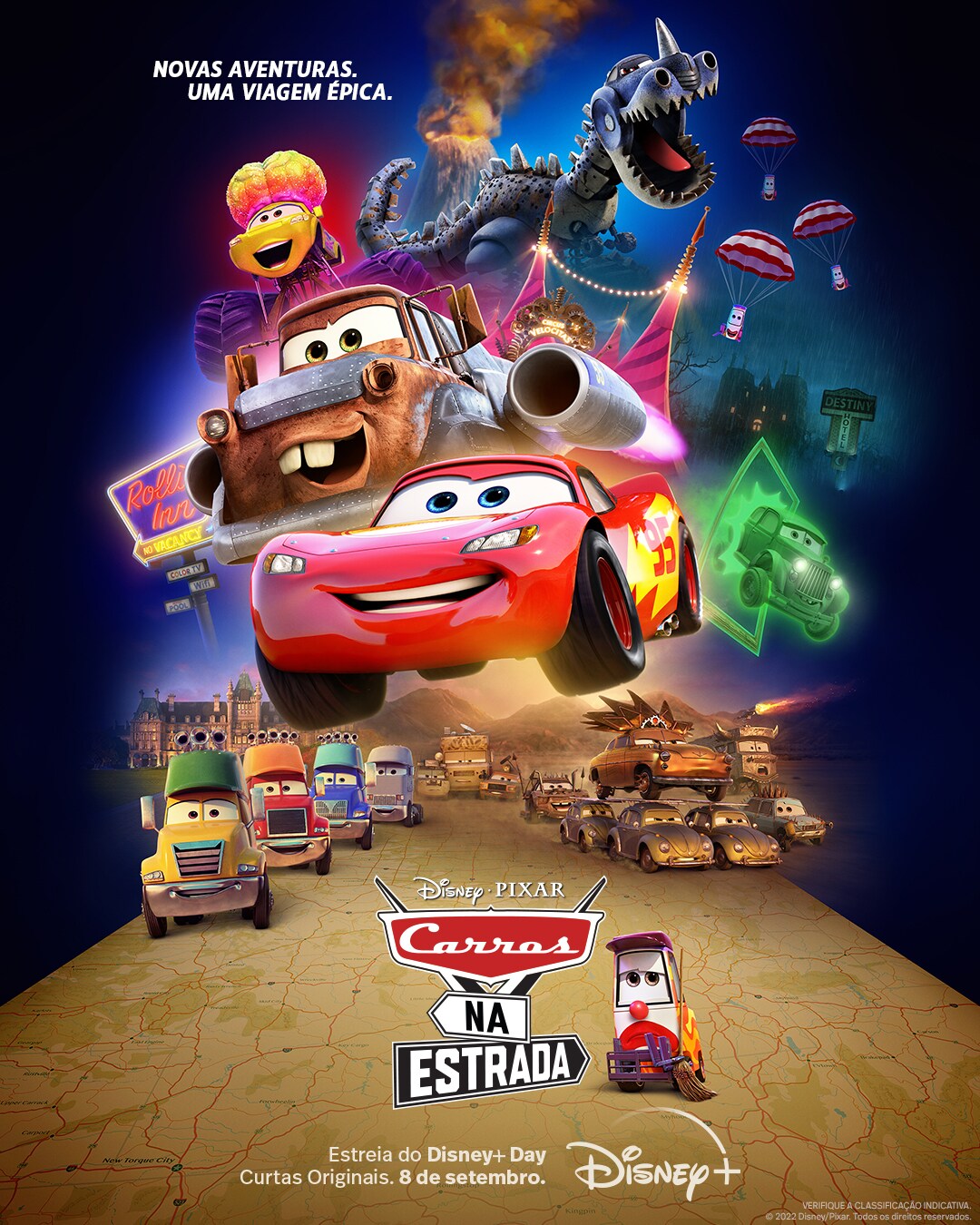 Carros na Estrada', conheça a nova série animada da Disney e Pixar