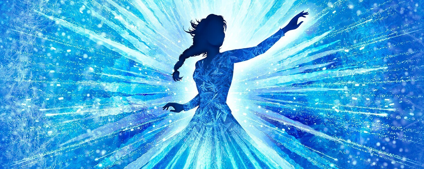 Decorative silhouette of Elsa