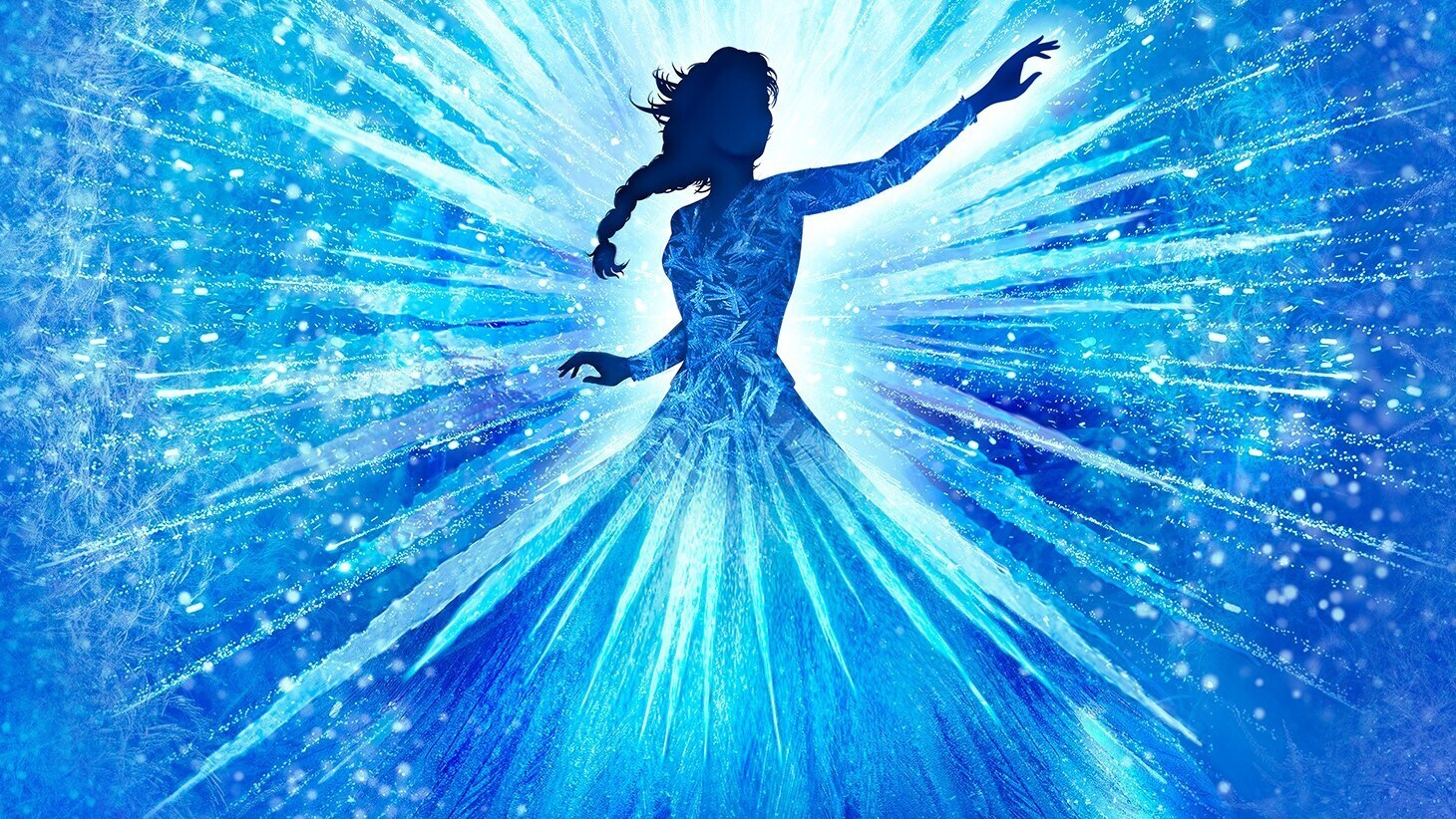 Decorative silhouette of Elsa