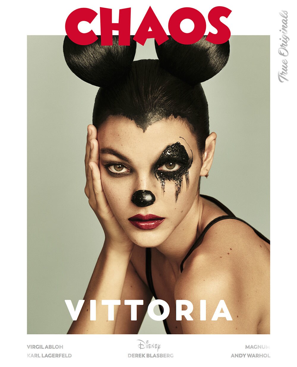 Vittoria Cerreti on a special edition cover for Chaos magazine
