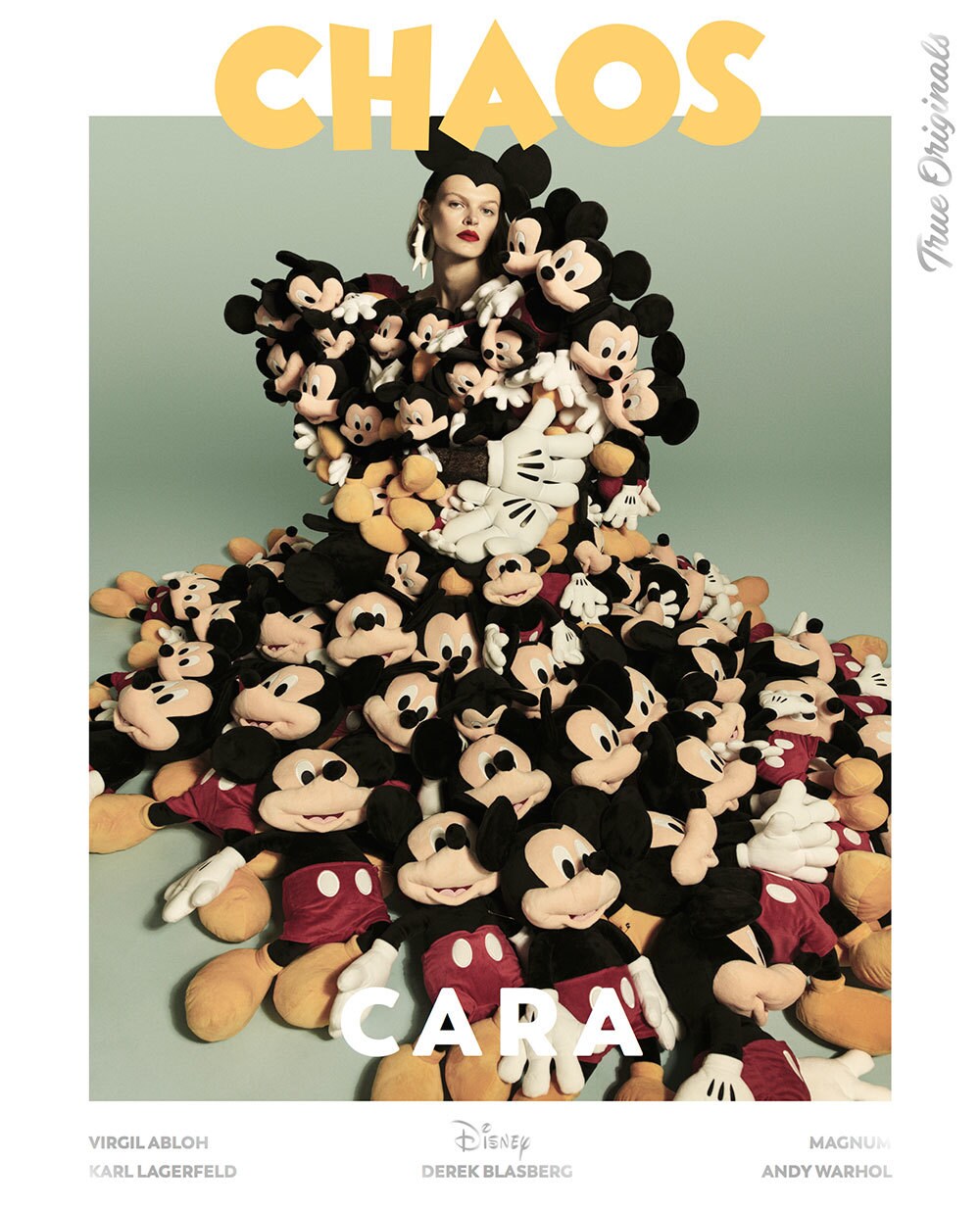 Cara Taylor on a special edition cover for Chaos magazine