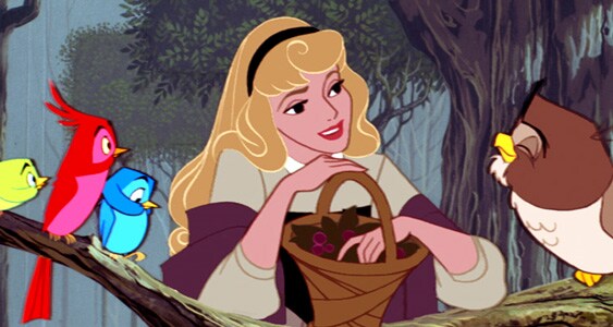 Mewarnai Gambar Princess Aurora