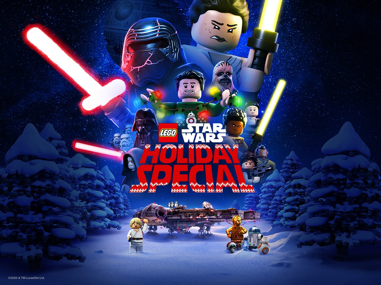 LEGO Star Wars Holiday Special logo and characters