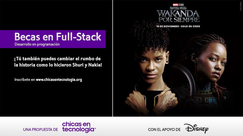 Chicas en Tecnología lanza el programa de becas "Potencia tu Futuro" con el  apoyo de Disney