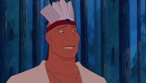 Chief Powhatan from the animated movie "Pocahontas"