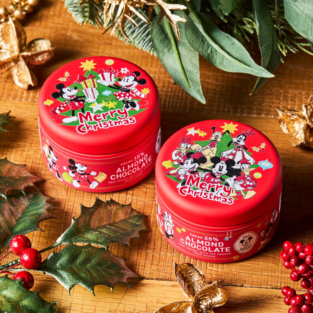 クリスマス限定デザインチョコレート缶