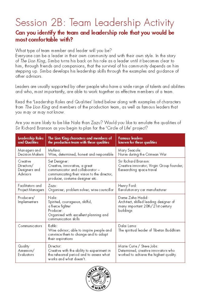 An image of a student worksheet including a table