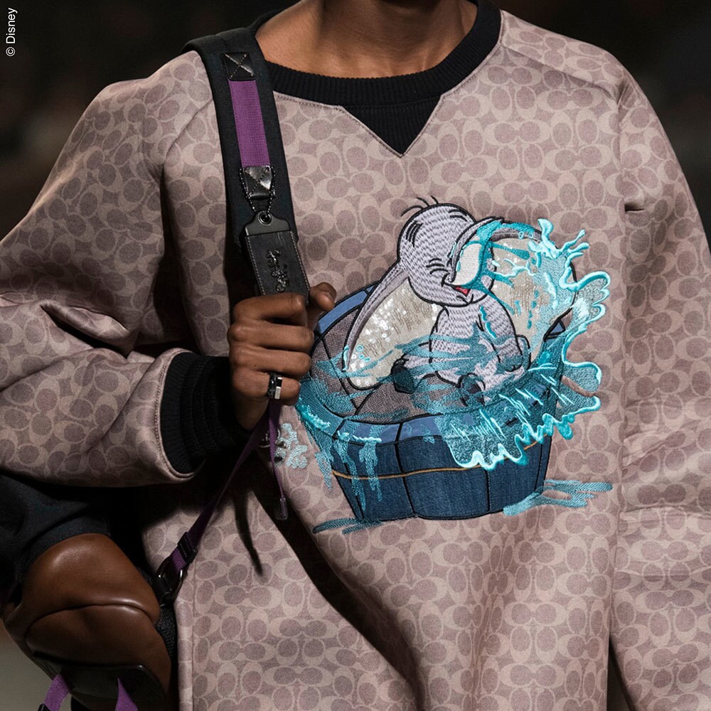 Disney themed  sweatshirt from the Coach Spring Collection 