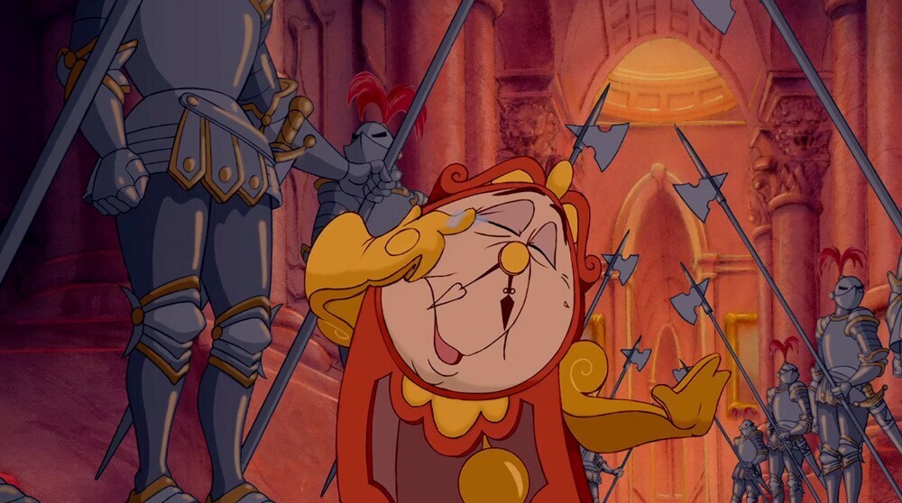 Cogworth (the clock) from the film "Beauty and the Beast"
