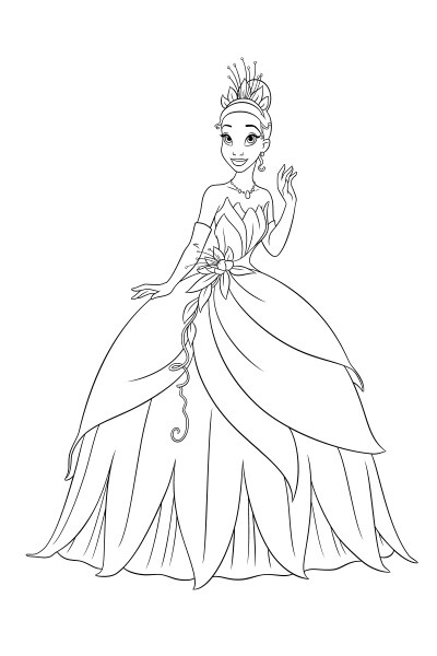  Tiana  histoire de la princesse  Tiana  coloriage  vid os 