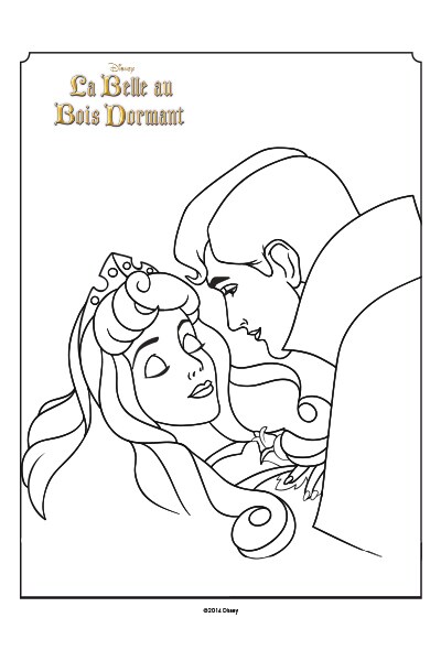 Coloriage La Belle Au Bois Dormant A Imprimer