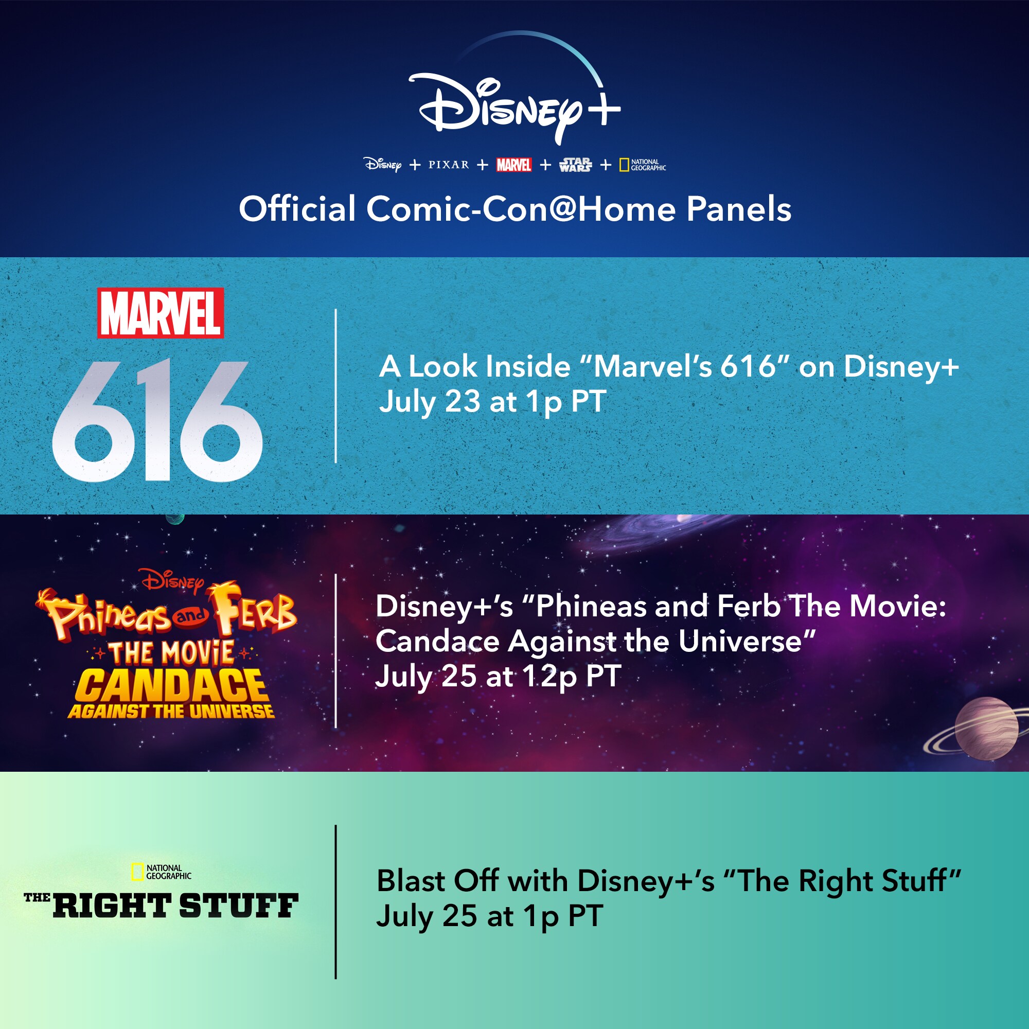 Disney+ Joins ComicconHome July 2326 To Present Originals