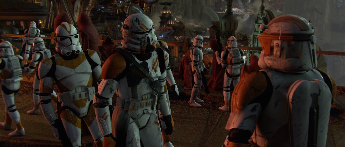 Commander Cody and the 212th Battalion on Utapau during Order 66