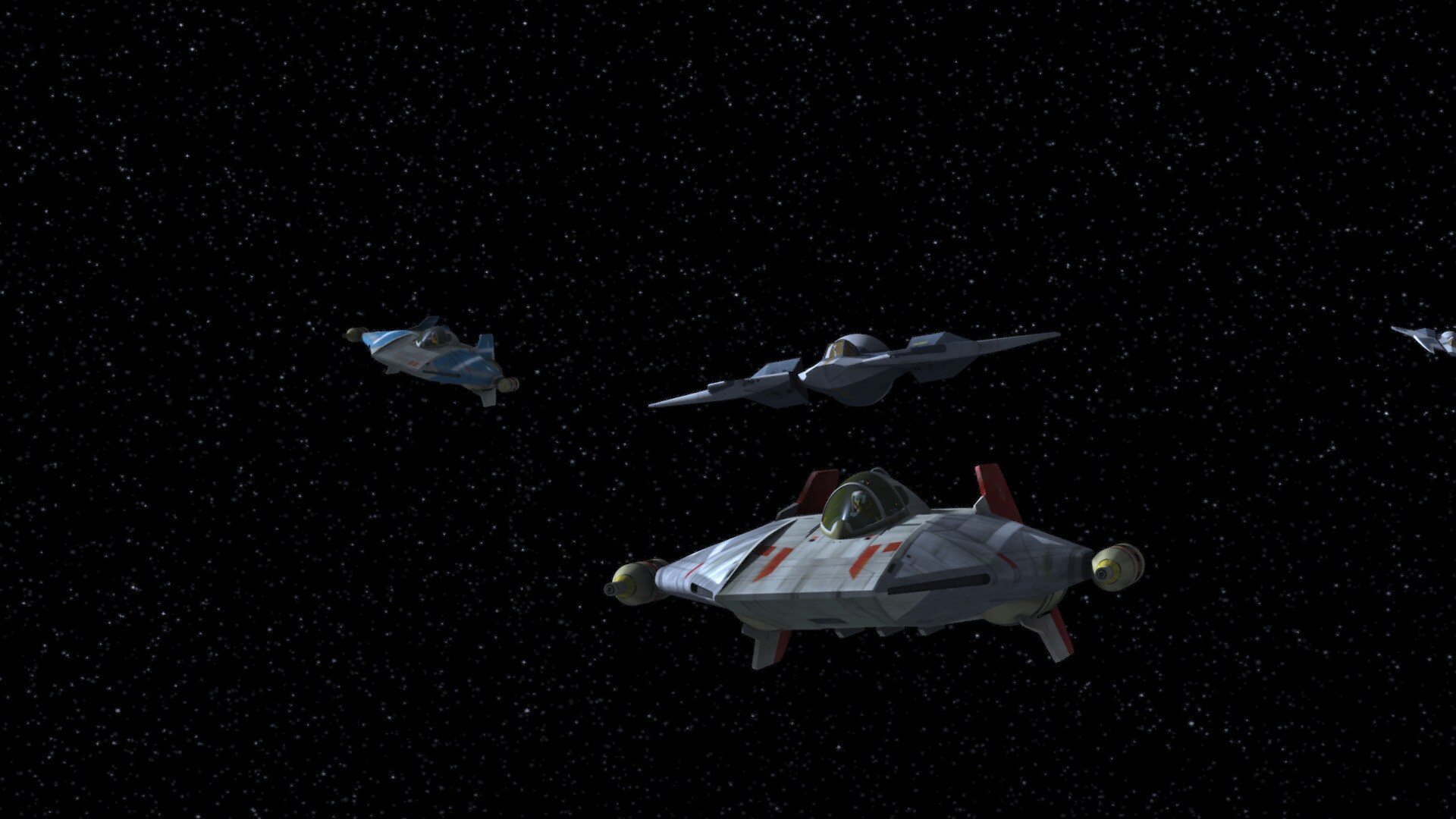 Hera leads Phoenix Squadron in a flock of A-wings. Arriving in Concord Dawn space, they're quickl...