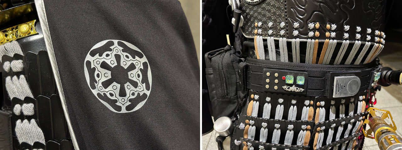 Steven Wong as Shogun Vader - costume details