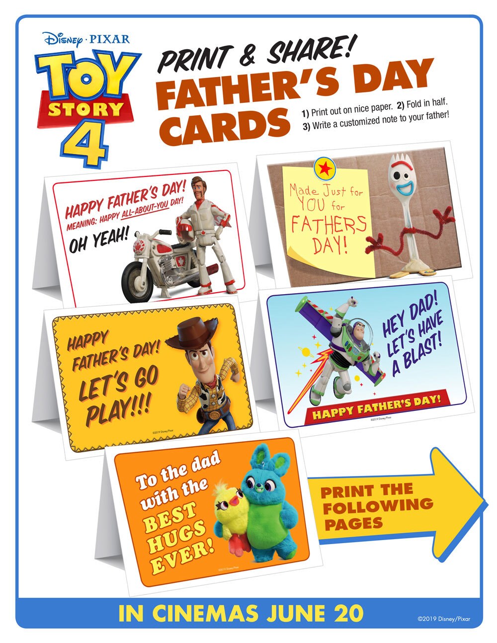 toy story father's day card