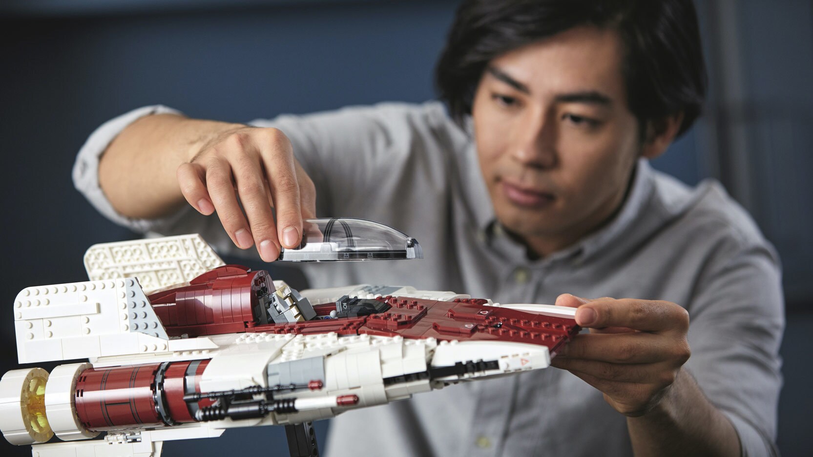 Battle The Empire with The New LEGO® Star Wars™ A-Wing Starfighter™ construction set