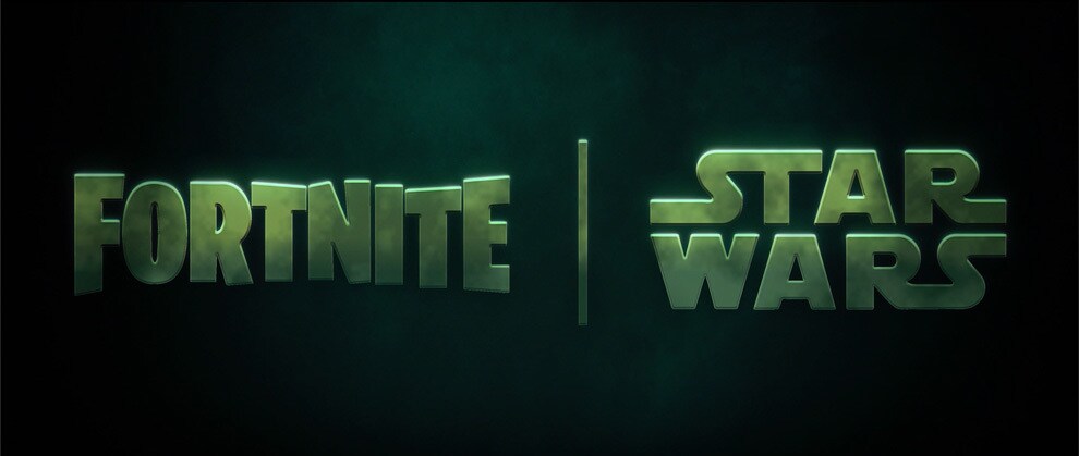 Fortnite and Star Wars logos