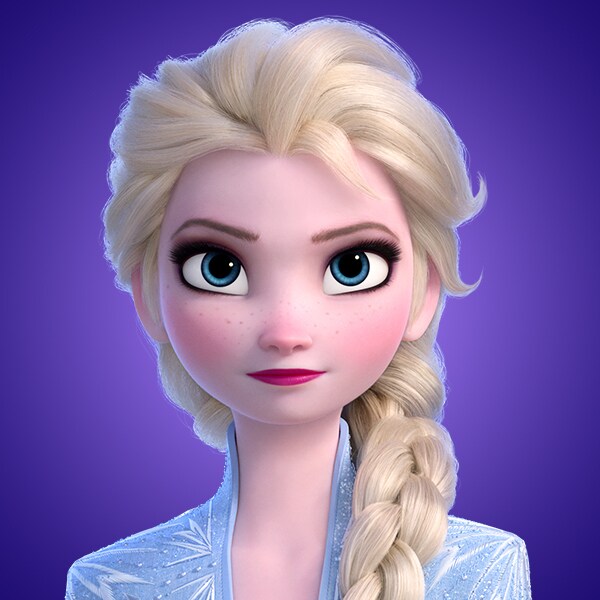 Elsa voiced by Idina Menzel from Frozen II