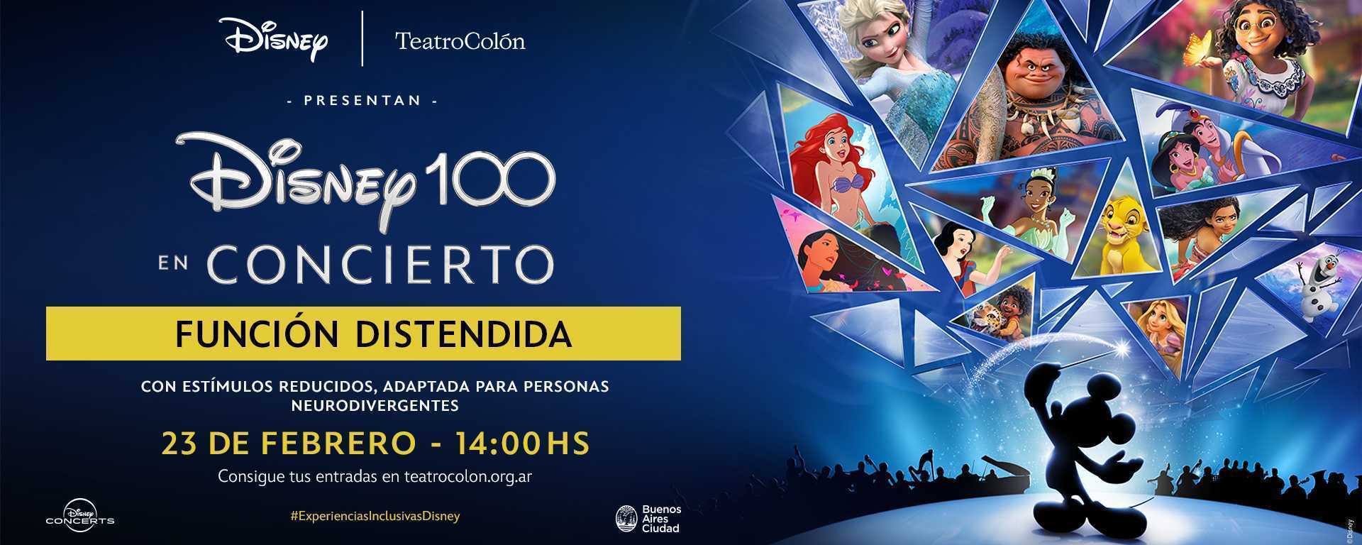 Disney 100 en Concierto presenta una función distendida en el Teatro Colón